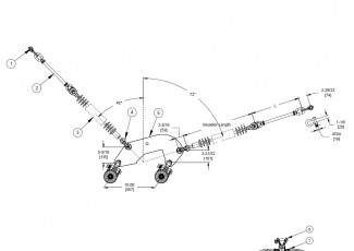 V-String Assembly - Angled Suspension, Twin-Bundle Conductor, 50K